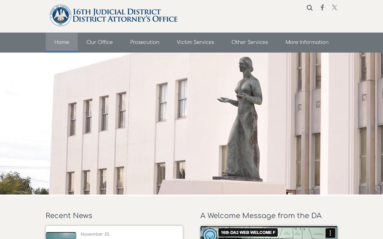 St. Mary Parish criminal court records District Attorney source