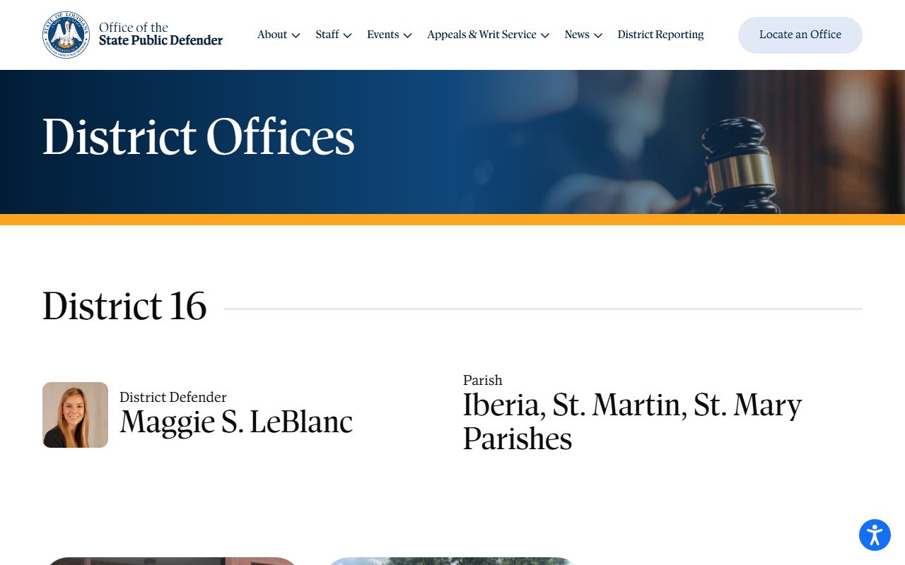 St. Mary Parish criminal court records public defender office