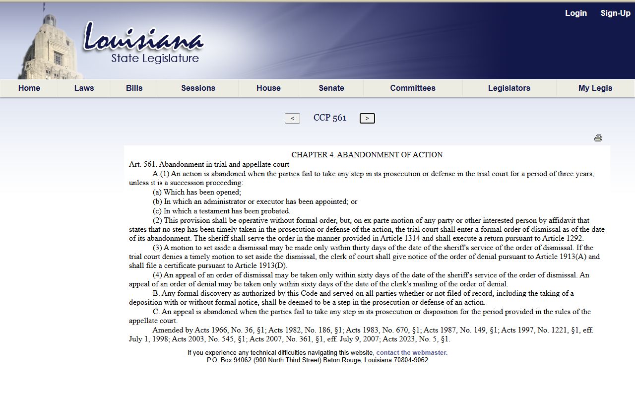 St. Mary Parish probate records abandonment and succession exceptions statute
